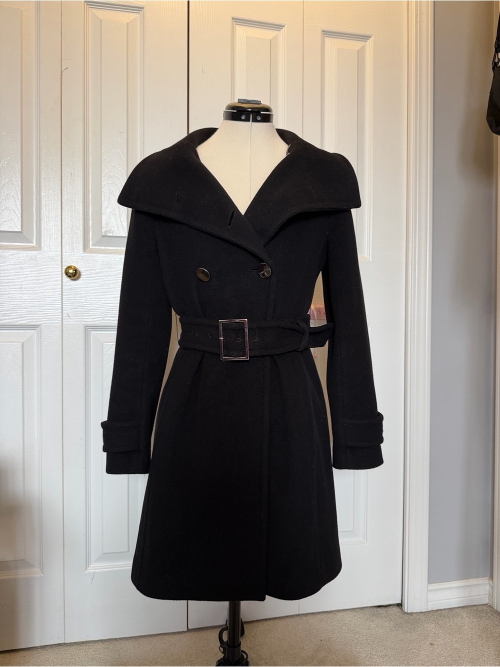 Talula Babaton Wool Blend Peacoat